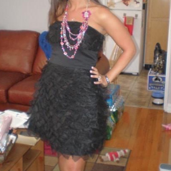 Betsey Johnson Ruffled Little Black Dress - Picture 4 of 5